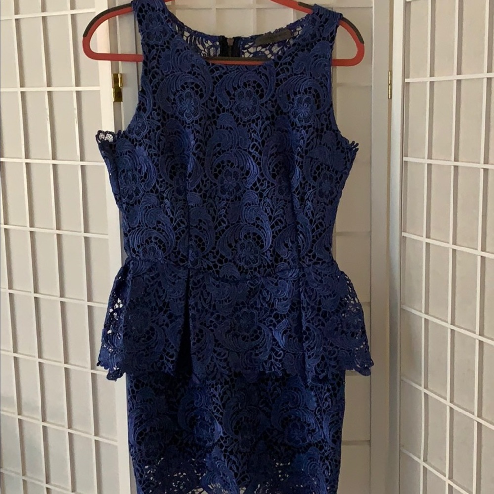 Blue dress